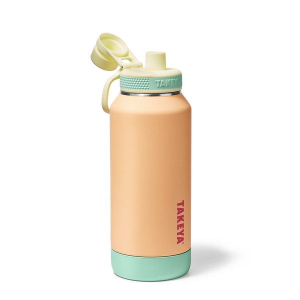Takeya Sport Soft Touch Water Bottle With Spout Lid