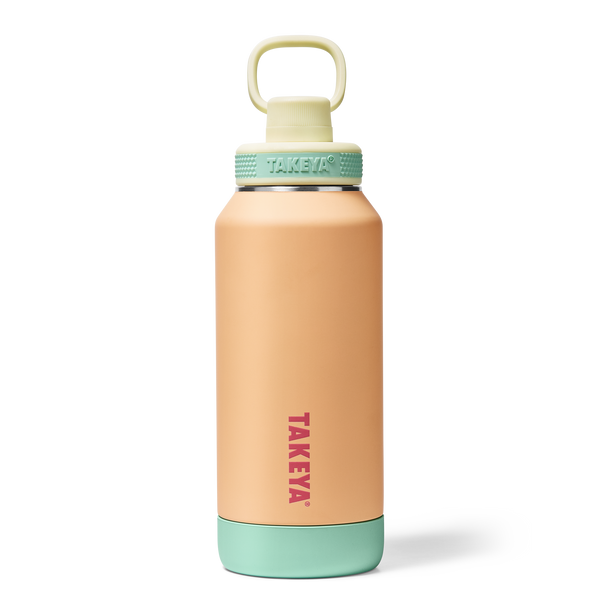 takeya Sport Soft Touch Water Bottle With Spout Lid