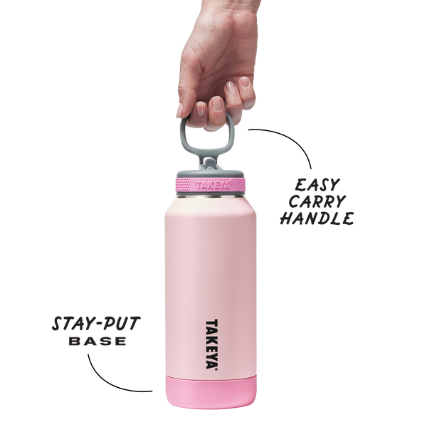 Takeya Sport Soft Touch Water Bottle With Straw Lid