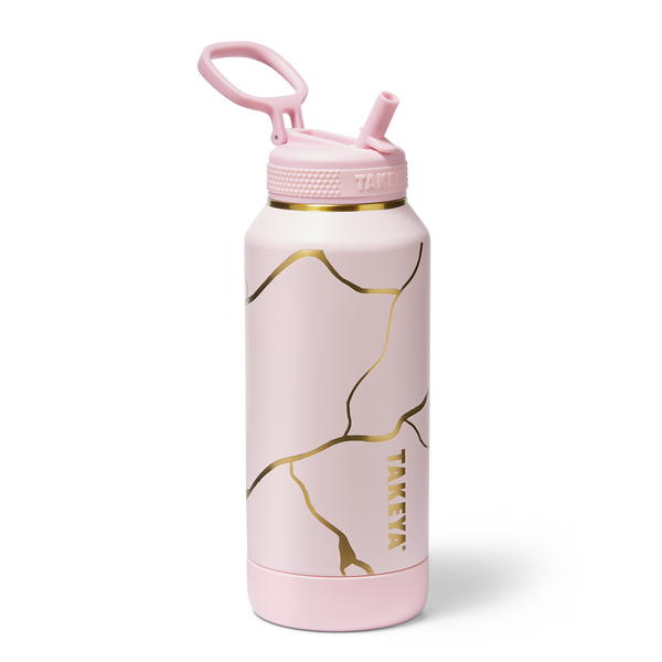 takeya 32oz Kintsugi Water Bottle with Straw Lid
