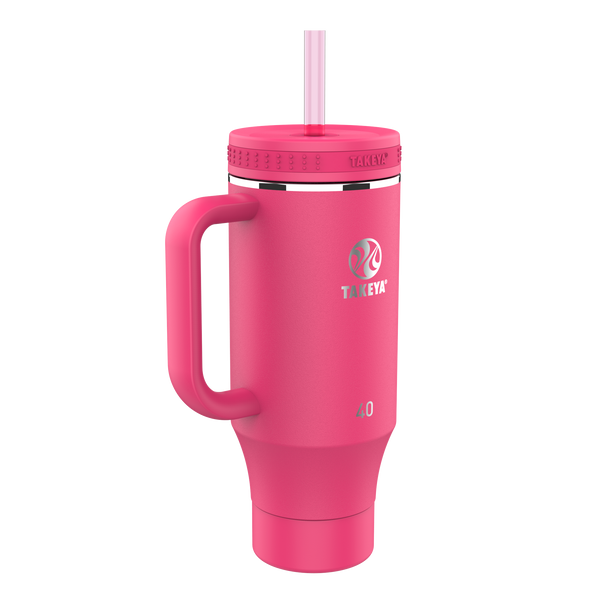 takeya 40oz Straw Tumbler With Handle