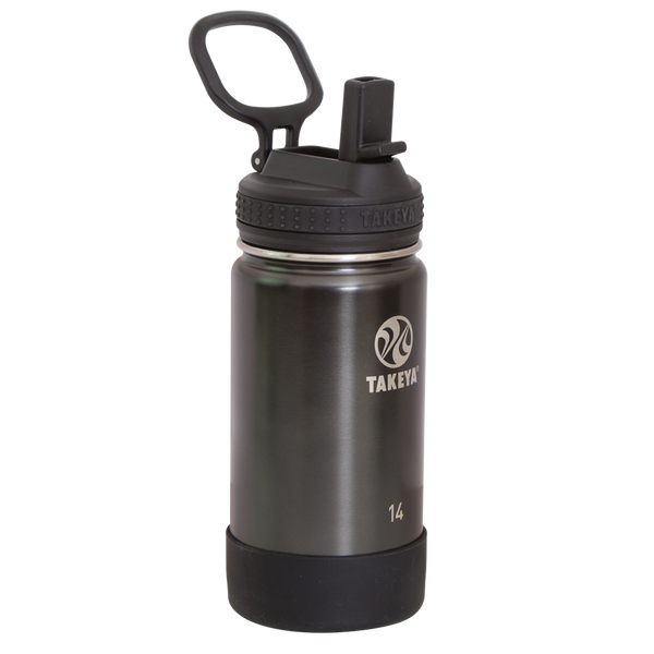 takeya Actives Kids Water Bottle With Straw Lid