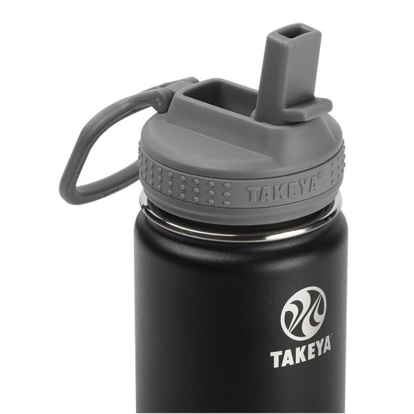 Takeya Actives Kids Water Bottle With Straw Lid