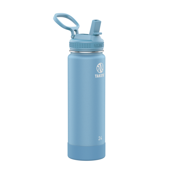 Takeya Actives Water Bottle With Straw Lid
