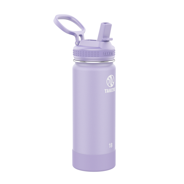 takeya Actives Water Bottle With Straw Lid