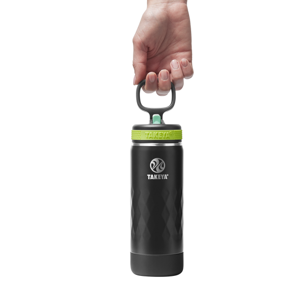 Takeya Kids Sport Water Bottle With Straw Lid