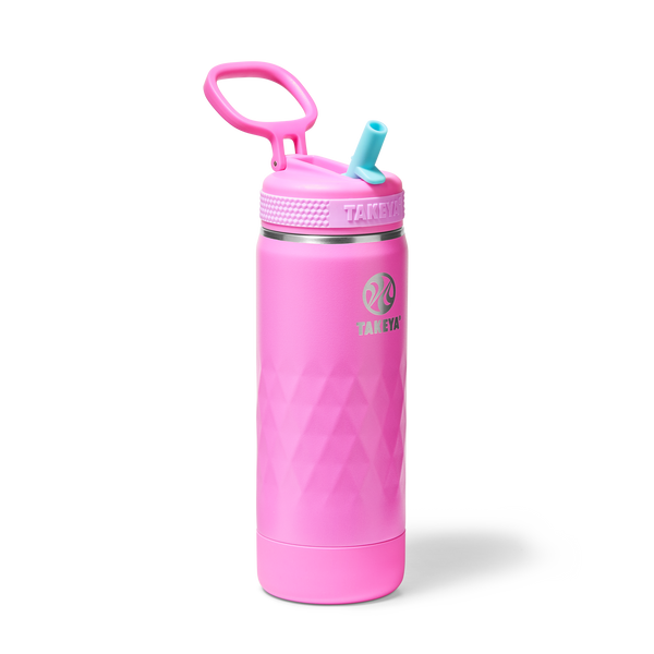 Takeya Kids Sport Water Bottle With Straw Lid