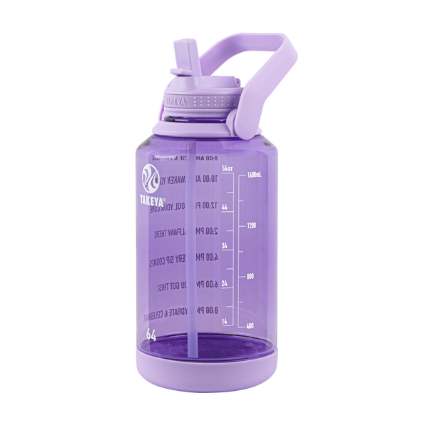 Takeya Tritan Motivational Water Bottle With Straw Lid