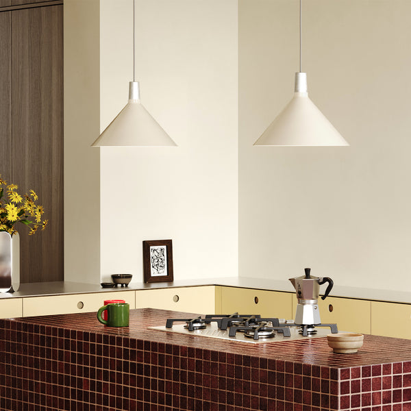 Tala Bower Pendant Light Medium In Oyster White + Sphere IV