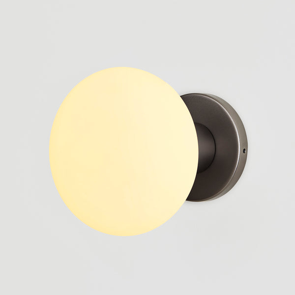 tala Lochan Wall Light in Graphite + Oval Dim to Warm