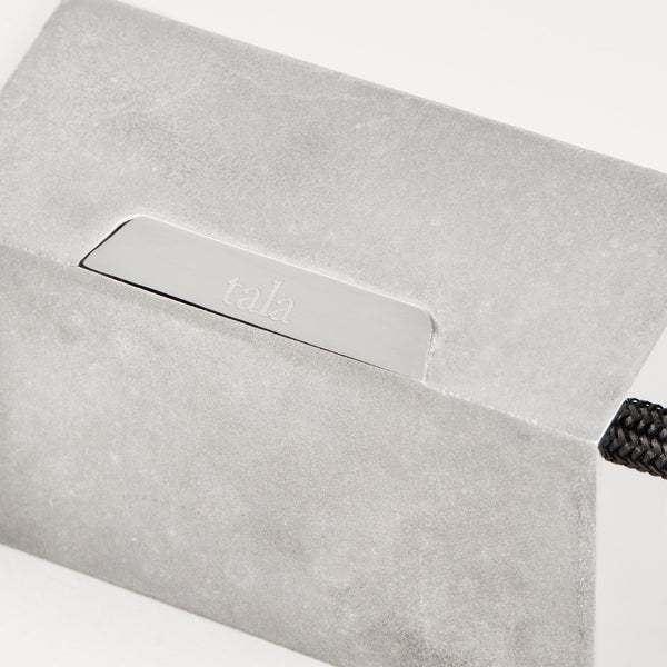 Tala Basalt Nine Pendant In Stainless Steel