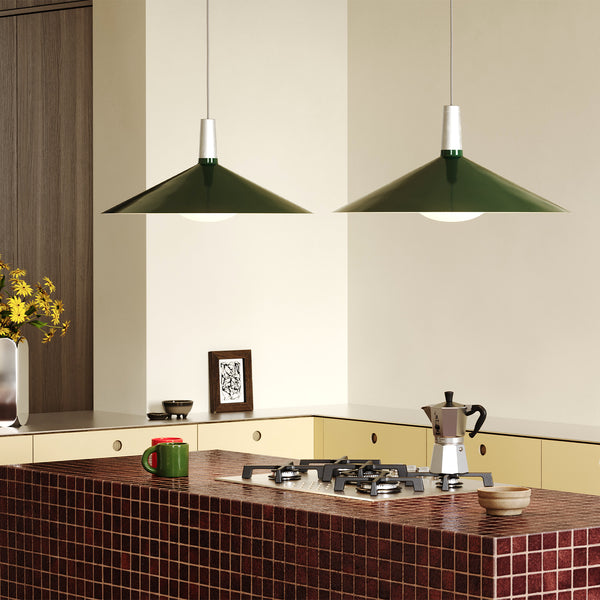 Tala Bower Pendant Light Large In Dark Green