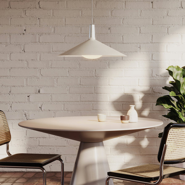 Tala Bower Pendant Light Large In Oyster White