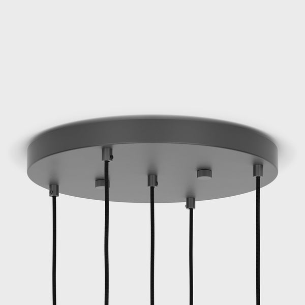 Tala Five Pendant In Graphite + Sphere V