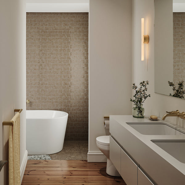 Tala Kilter Sconce In Solid Brass