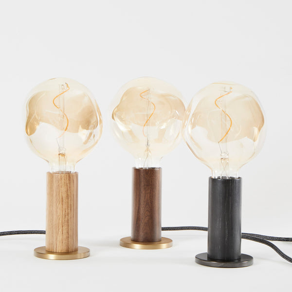 Tala Knuckle Table Lamp In Blackened Oak