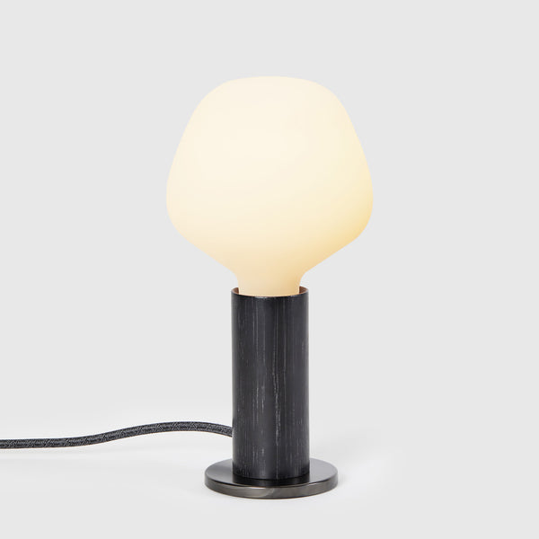 tala Knuckle Table Lamp in Blackened Oak + Enno