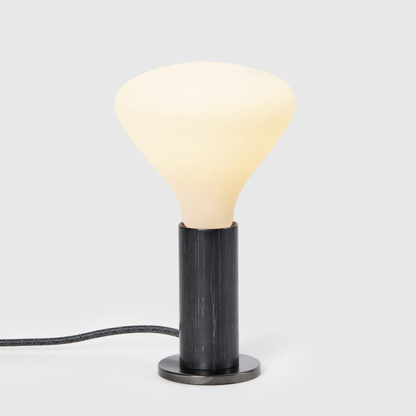tala Knuckle Table Lamp in Blackened Oak + Noma