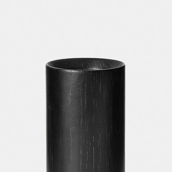 Tala Knuckle Table Lamp In Blackened Oak + Oval