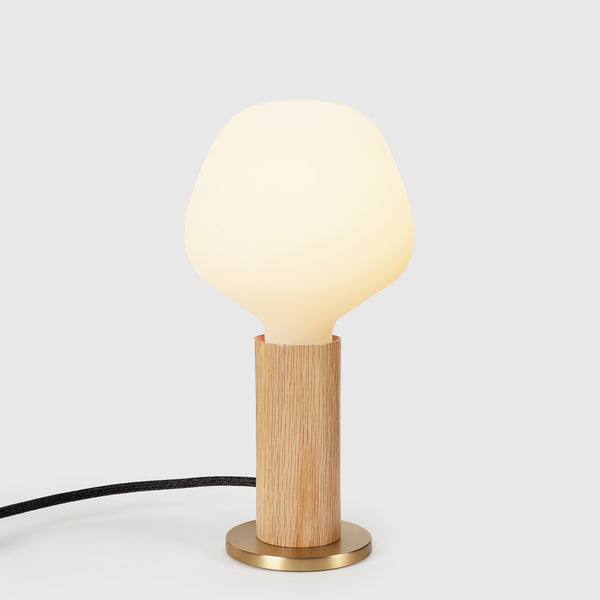tala Knuckle Table Lamp in Oak + Enno