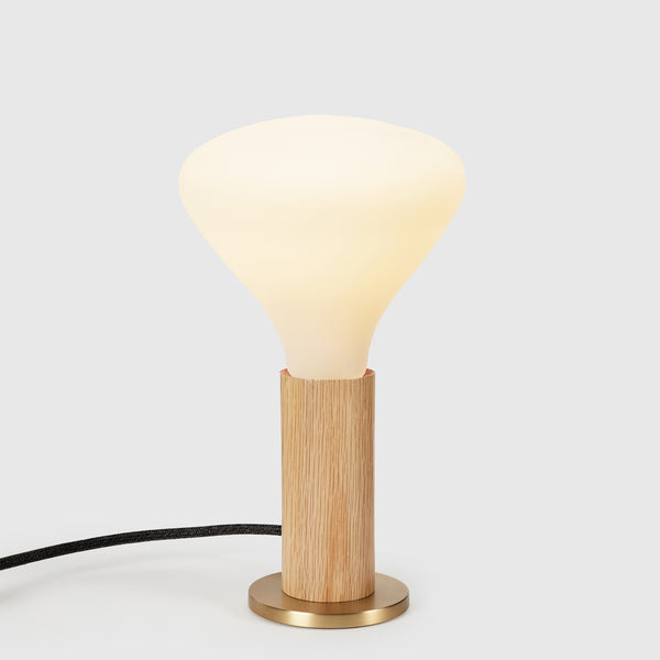 tala Knuckle Table Lamp in Oak + Noma