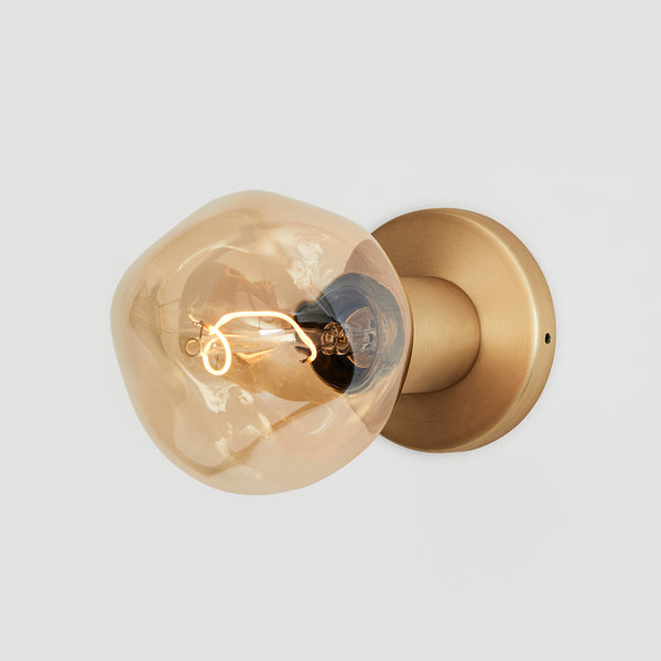 tala Lochan Wall Light in Brass + Voronoi I
