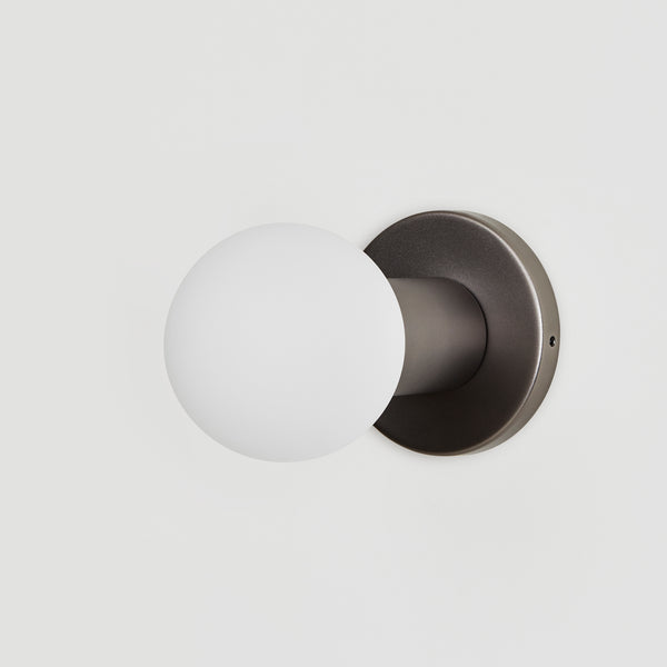 Tala Lochan Wall Light In Graphite + Sphere III