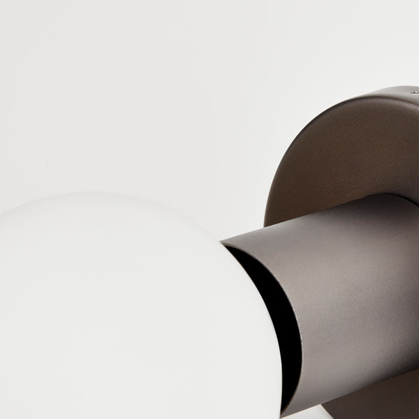 Tala Lochan Wall Light In Graphite + Sphere III