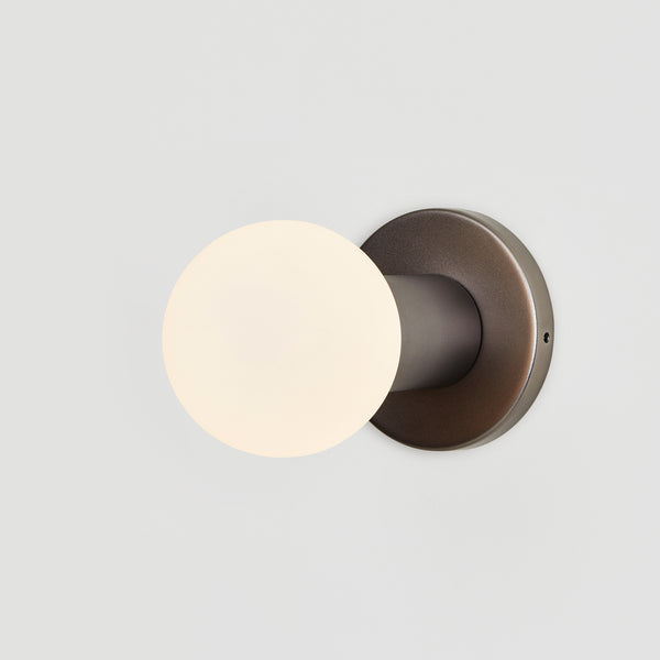 tala Lochan Wall Light in Graphite + Sphere III