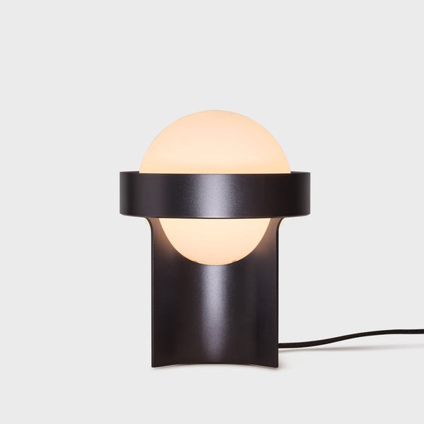 tala Loop Table Lamp in Dark Grey + Sphere IV