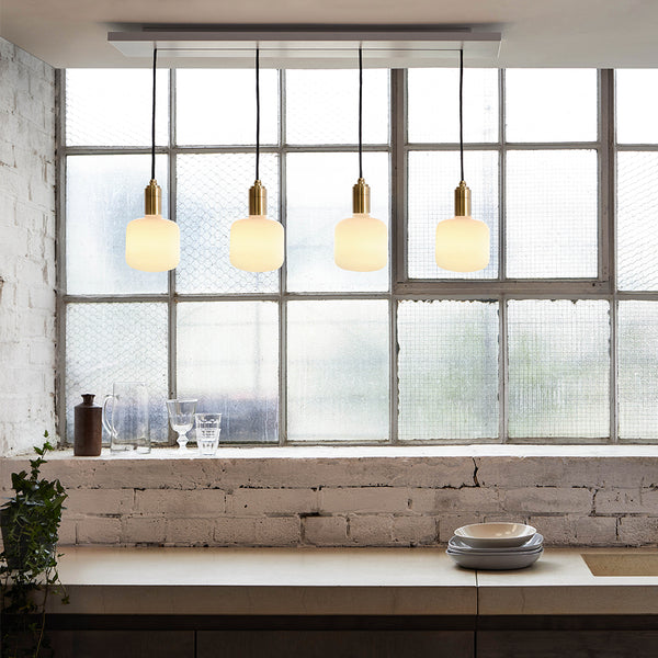 Tala Oblo Pendant Light In Brass