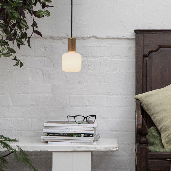 Tala Oblo Pendant Light In Walnut