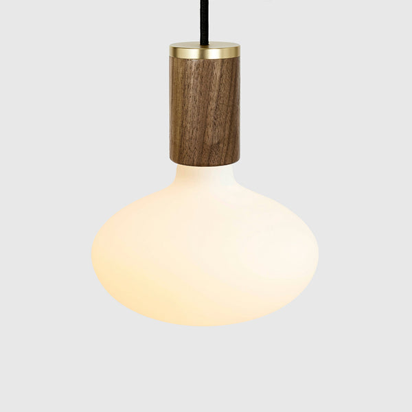 tala Oval Pendant Light in Walnut