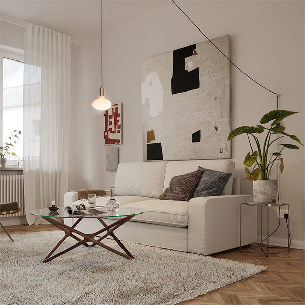 Tala Oval Plug-In Pendant In Brass