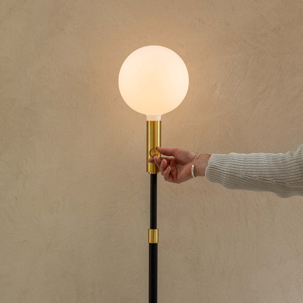 Tala Poise Adjustable Floor Lamp In Brass