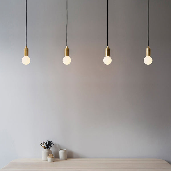 tala Porcelain II Pendant Light in Brass
