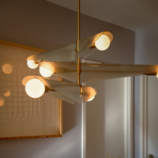 Tala Sycamore Chandelier 3 Tiers In Dawn Grey