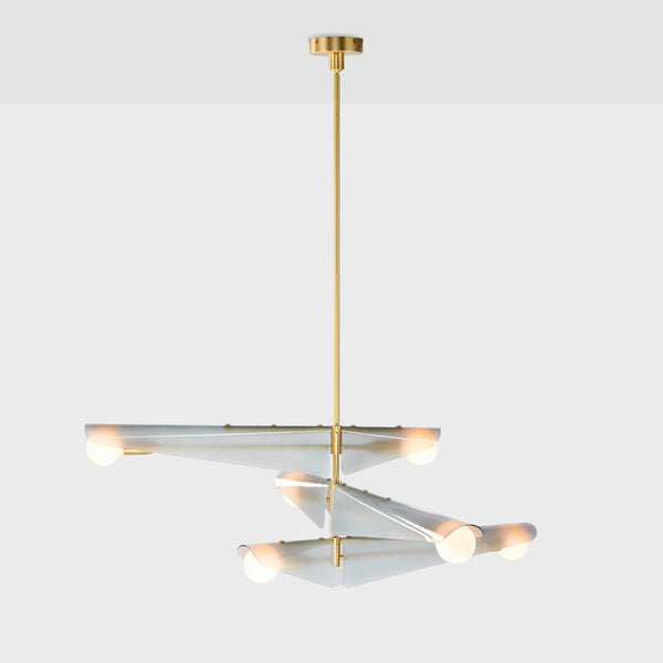 tala Sycamore Chandelier 3 Tiers in Dawn Grey