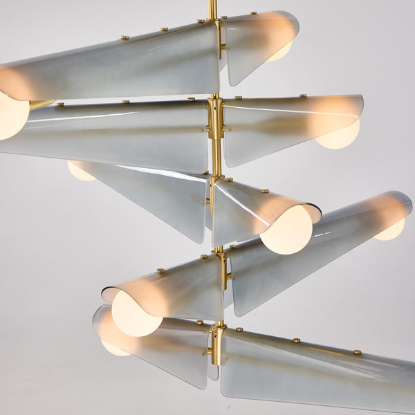 Tala Sycamore Chandelier 5 Tiers In Dawn Grey