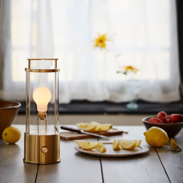 Tala The Muse Portable Lamp In Solid Brass