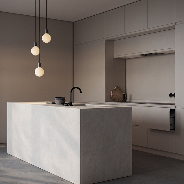 tala Triple Pendant in Graphite + Sphere IV