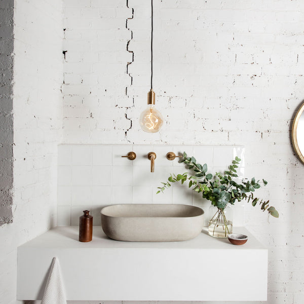 Tala Voronoi I Plug-In Pendant In Brass