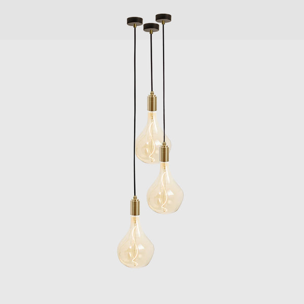 tala Voronoi II Pendant Light in Brass - Set of 3