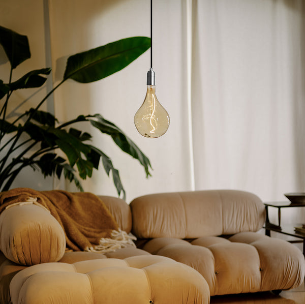 Tala Voronoi II Plug-In Pendant In Stainless Steel