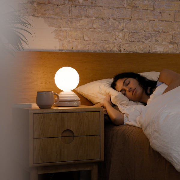 Tala Wake Sleep Light In Pebble White - Set Of 2