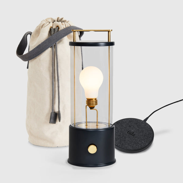tala The Muse Portable Lamp in Hackles Black Bundle