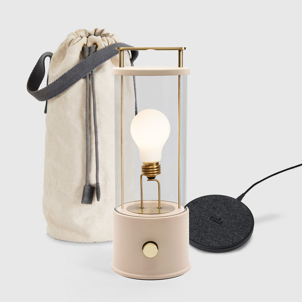 tala The Muse Portable Lamp in Setting Plaster Pink Bundle