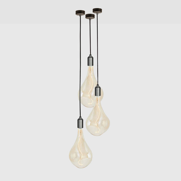 tala Voronoi III Pendant Light in Graphite - Set of 3