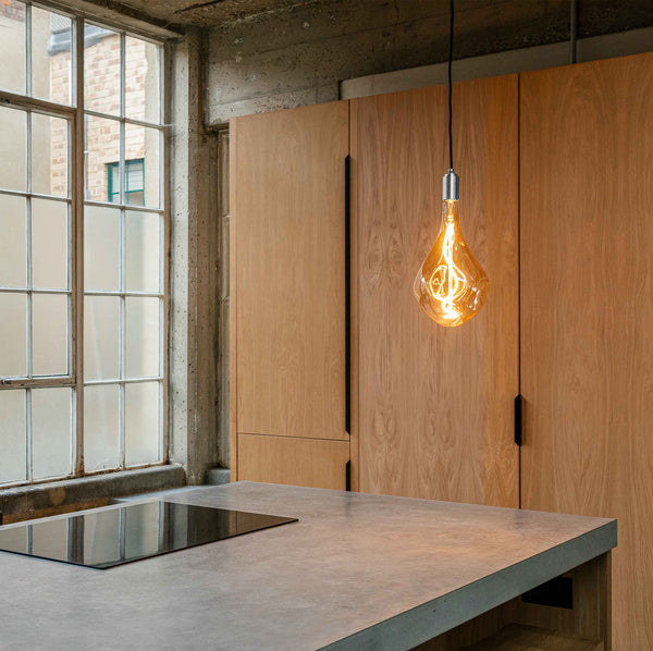 Tala Voronoi III Plug-In Pendant In Stainless Steel