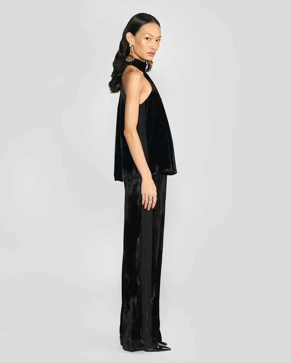Talitha Amelia Black Velvet Co-ord Set